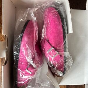 Birkenstock Boston Shearling Fuchsia Tulip size 39